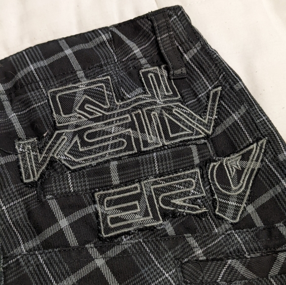 quicksilver plaid shorts size 23 - Picture 5 of 7